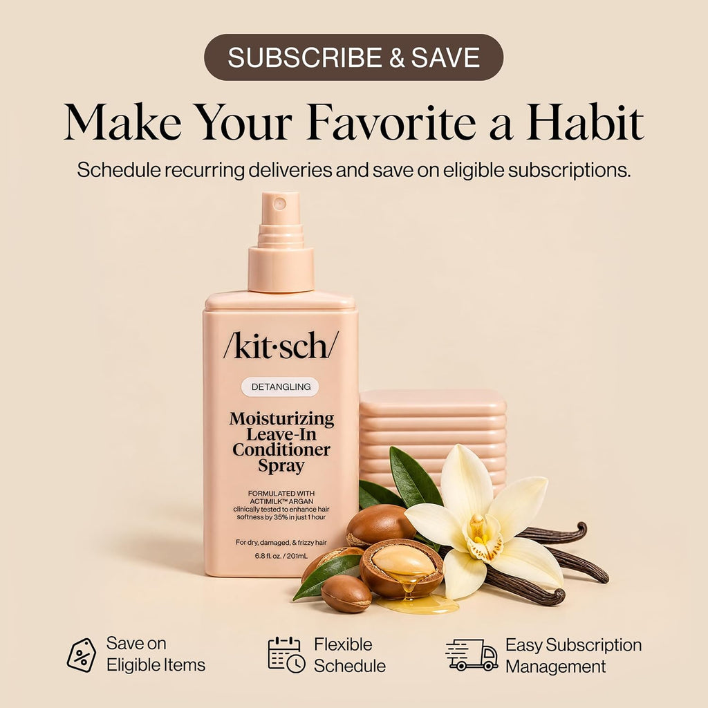 Kitsch Argan Milk Leave In Conditioner Spray - 6.8oz