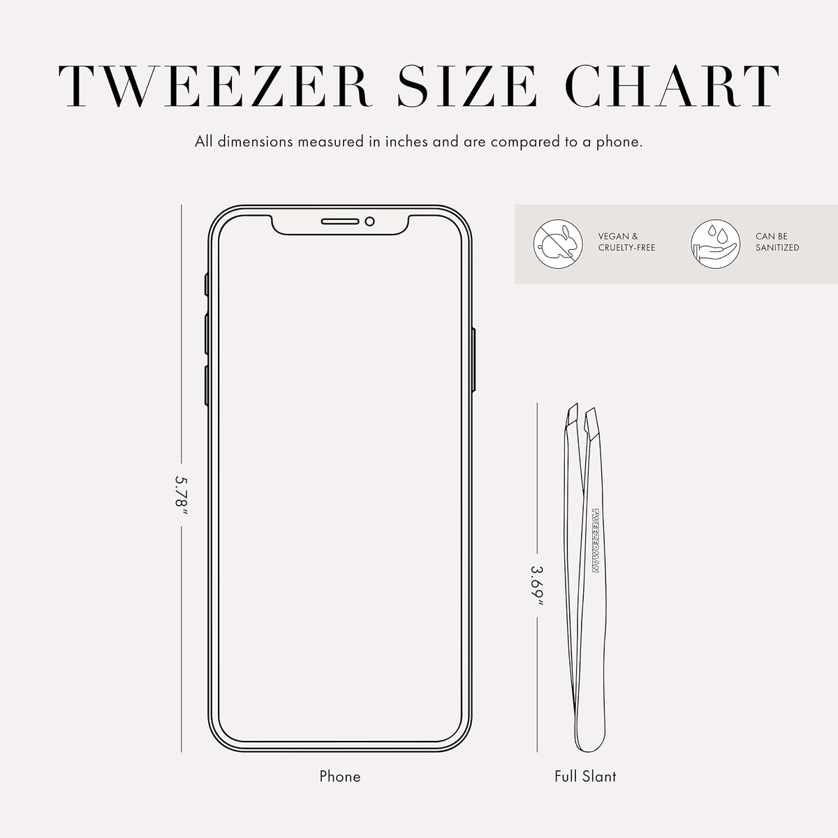 Tweezerman Slant Tweezer – Tweezerman Tweezers for Eyebrows Midnight Sky
