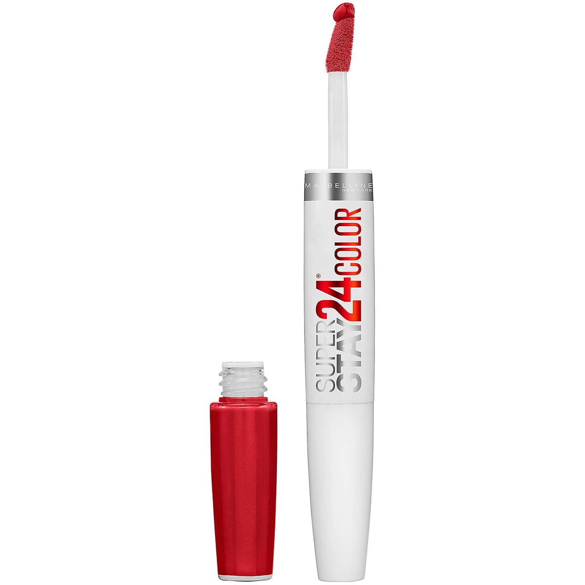 Maybelline Super Stay 24 2-Step Liquid Lipstick, Keep It Red 35