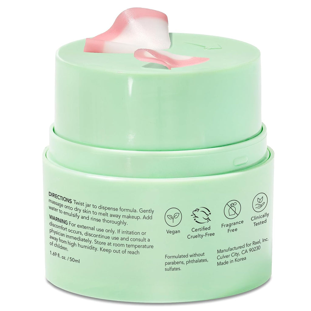 Rael Miracle Clear Facial Cleanser Face Wash (Cleansing Balm, 1.69 oz)