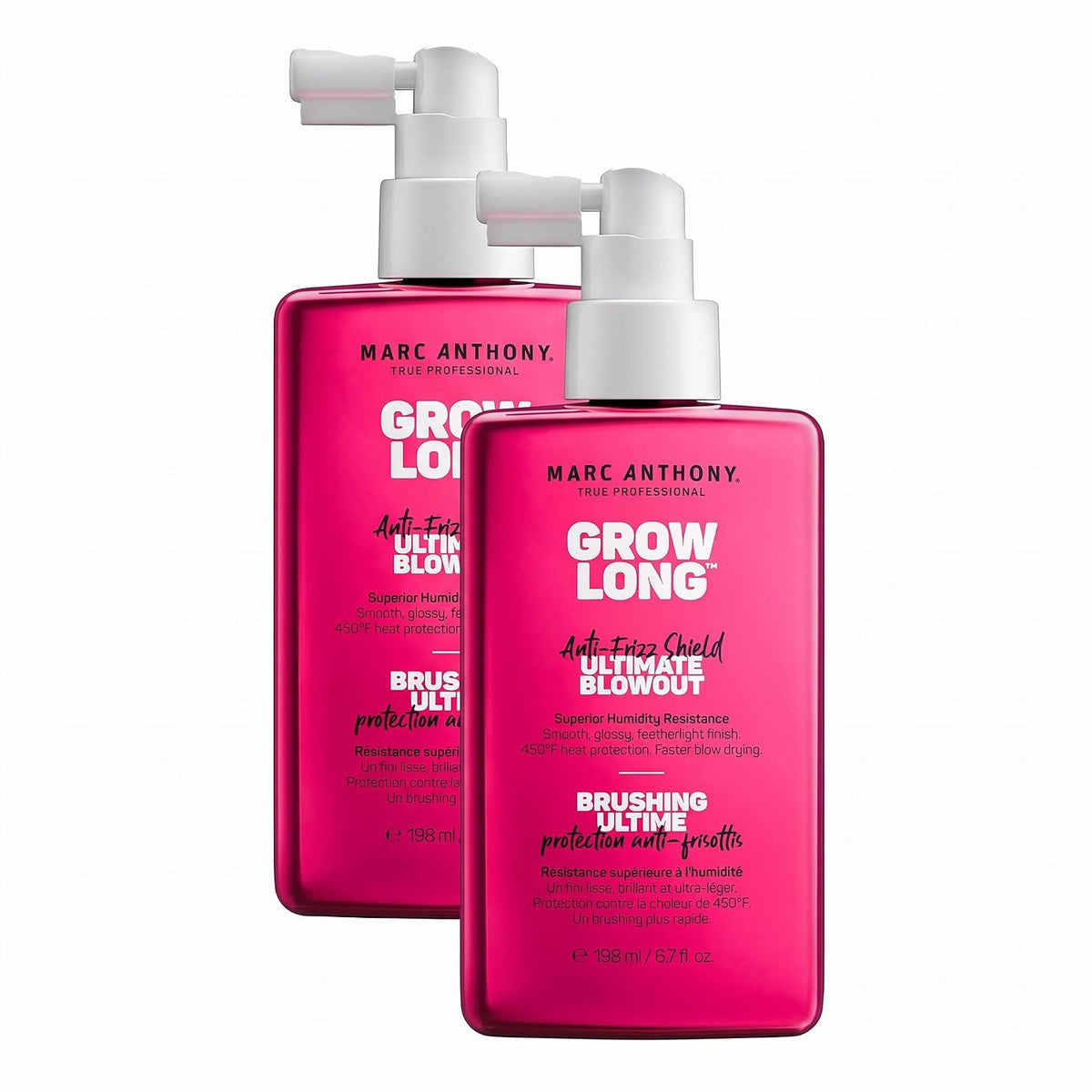 Marc Anthony Grow Long Ultimate Blowout, Anti-Frizz Heat Protection Spray