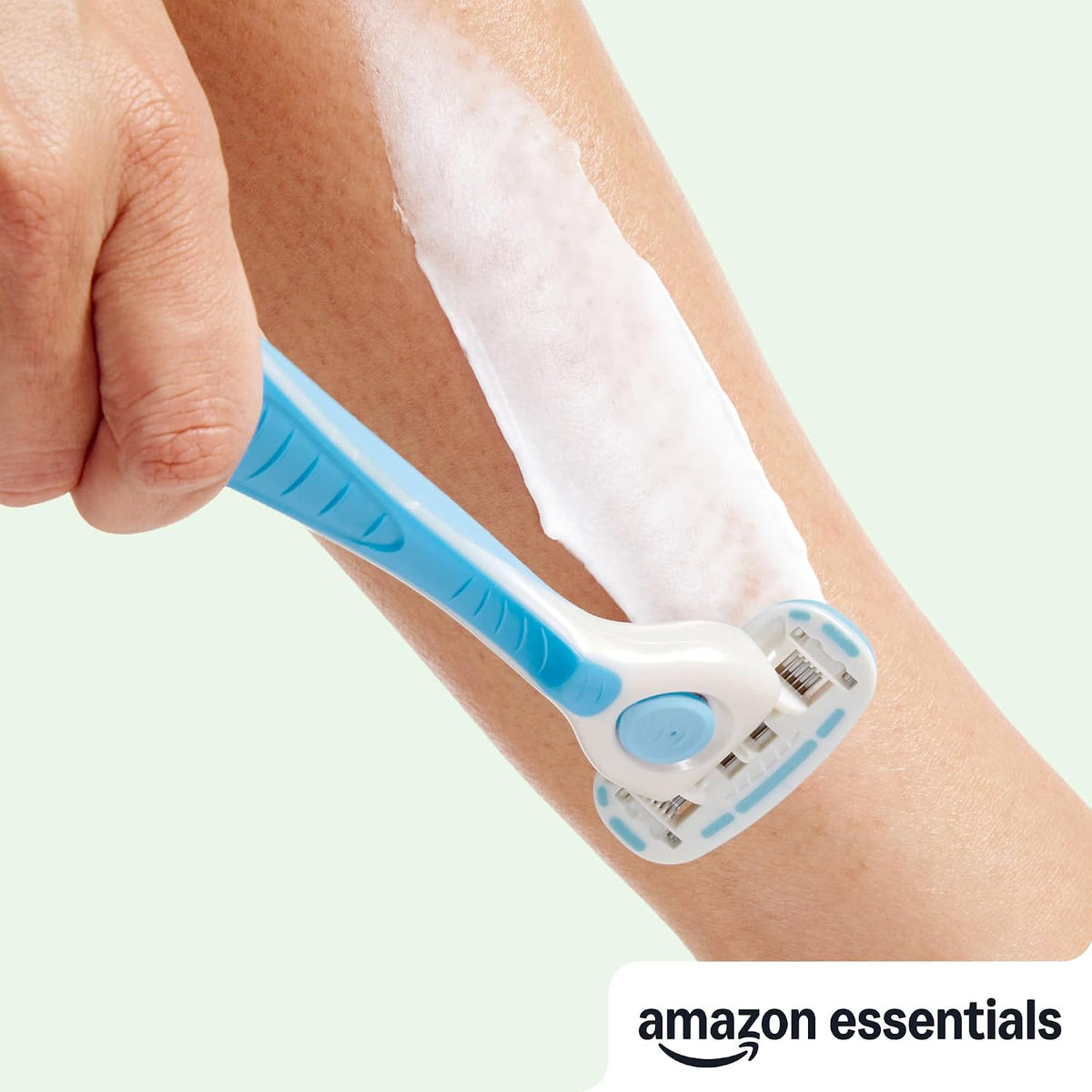 Amazon Essentials 5-Blade Razor Refills for Women, 6 Count (Fits Amazon Essentials Razor Handles Only) (Previously Amazo