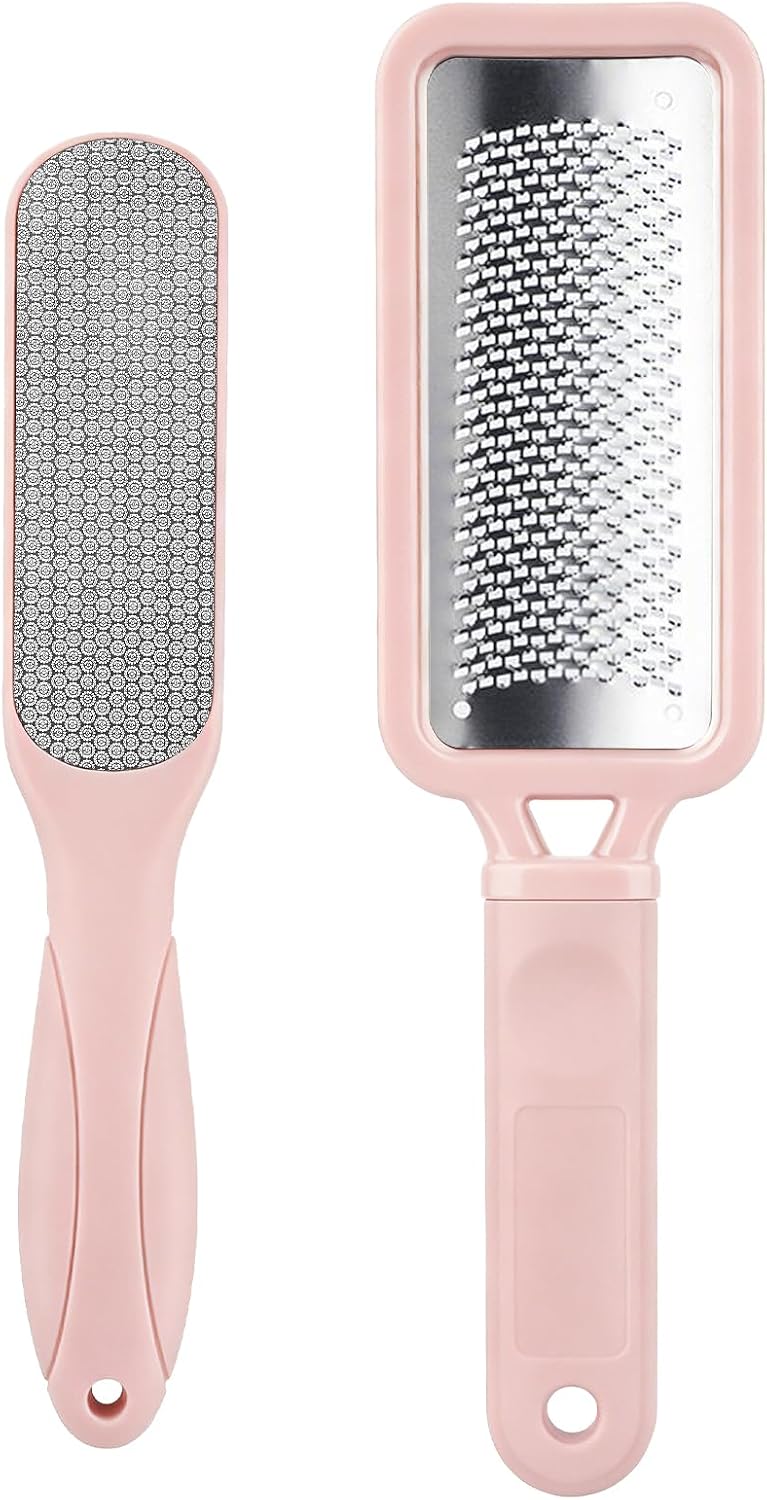 2 Pack Foot Files Callus Remover Foot Rasp Dual Sided Foot File