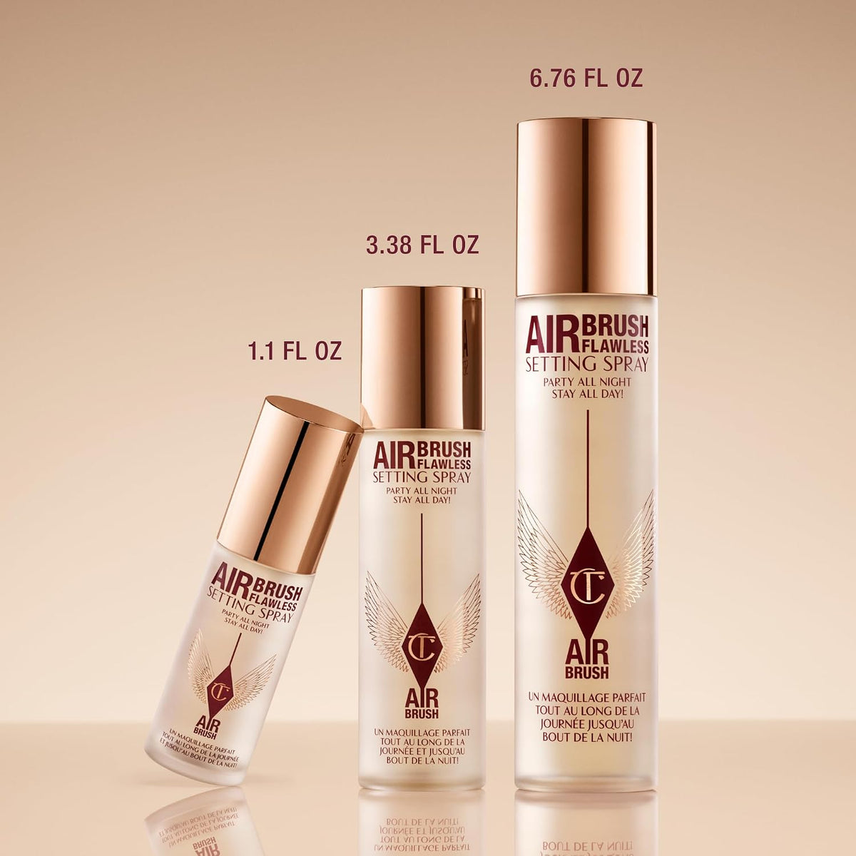 Charlotte Tilbury Airbrush Flawless Setting Spray - Ultra-Fine Hydrating Mist to Prime & Set Makeup Up to 16Hr – Soothes