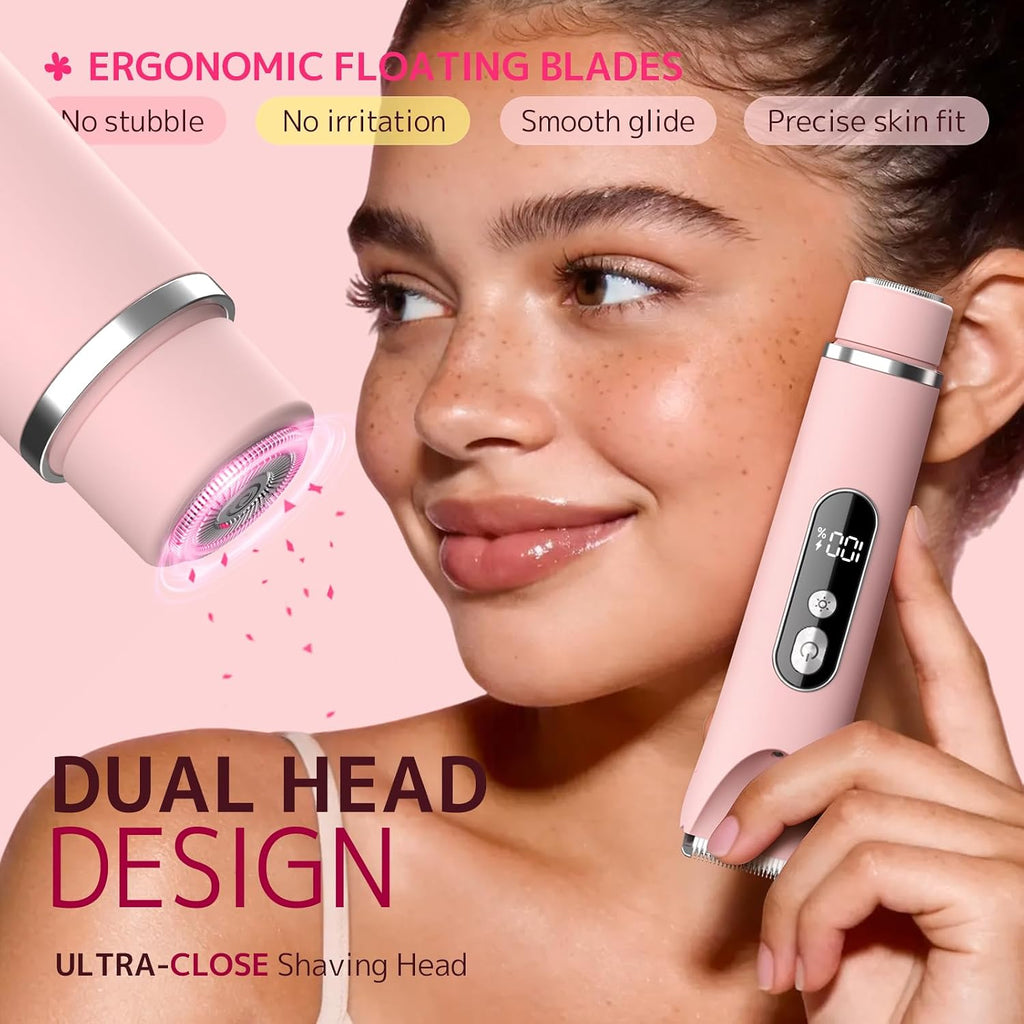Bikini Trimmer for Women,Smooth Electric Razor for Sensitive Skin, IPX7 Waterproof Wet & Dry Cordless Body Shaver Replac