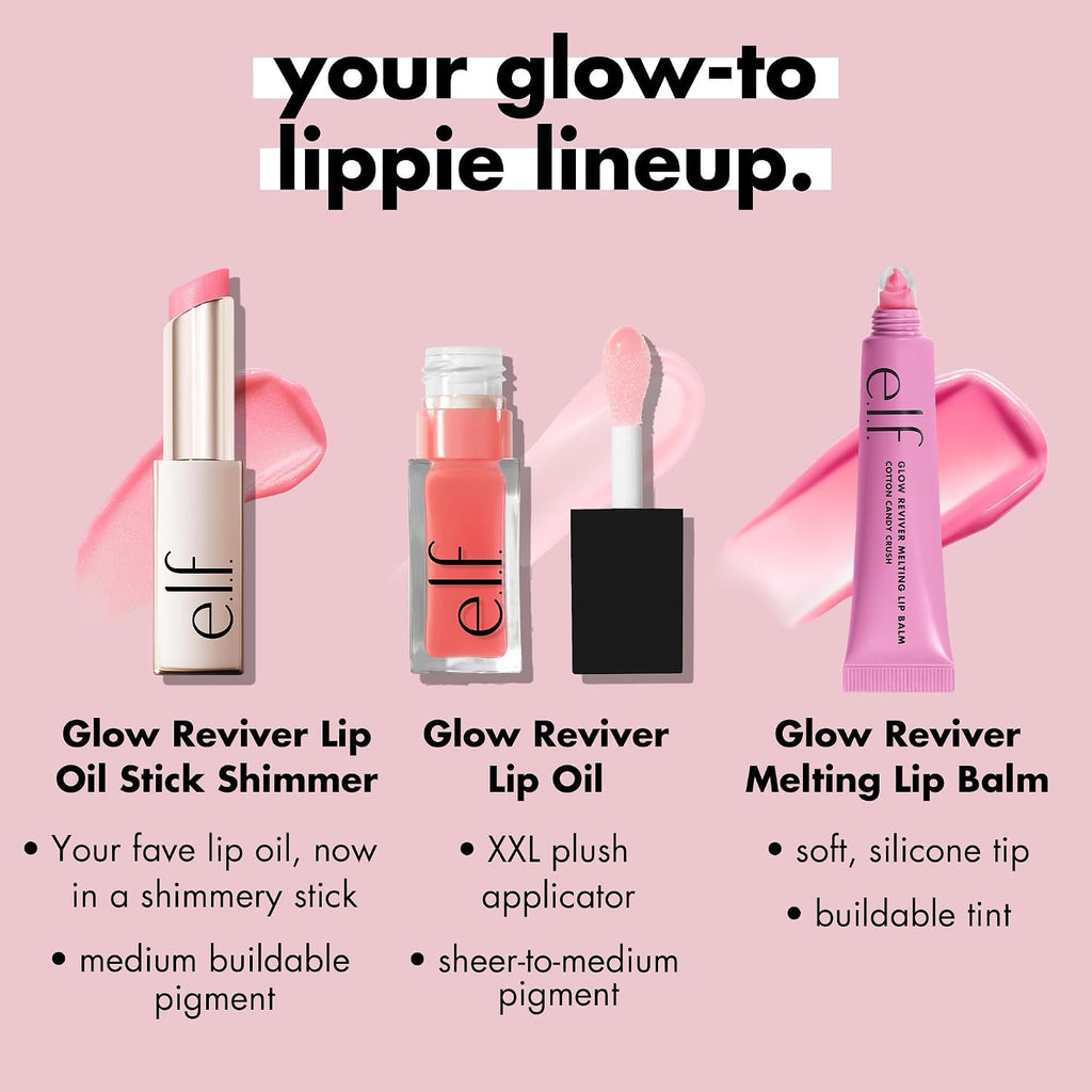 e.l.f. Glow Reviver Lip Oil Stick, Passenger Princess