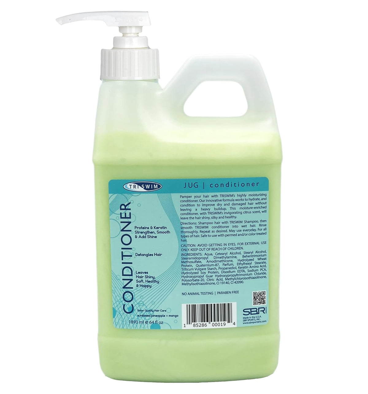 TRISWIM Detangler Leave-In Conditioner Spray 8oz | Pre Swim Hair Protection & After Swim Hair Detangler | Helps Prevent 