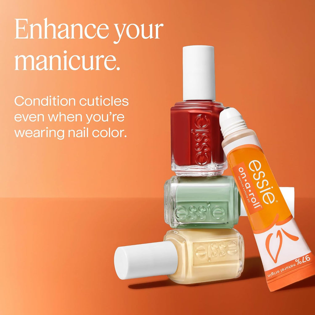 essie Nail Care, Apricot Cuticle Oil & Nail Treatment, On A Roll 0.46 fl oz