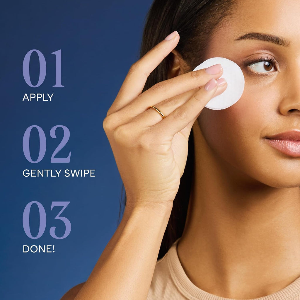 Marcelle Gentle Eye Makeup Remover Pads for Sensitive Eyes, 85 Pads