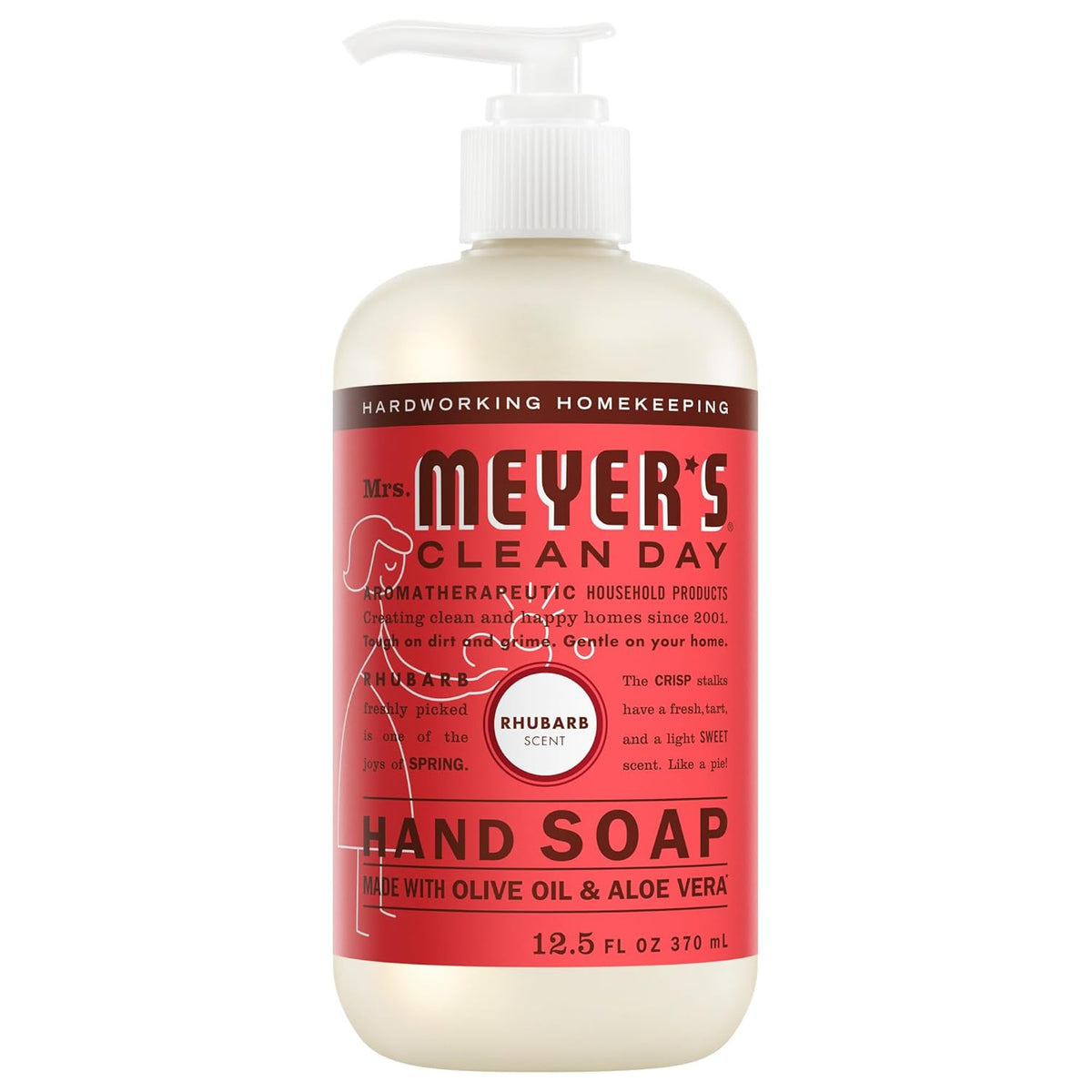 MRS. MEYER'S CLEAN DAY Liquid Hand Soap, Rain Water, 12.5 fl oz, 3 Pack