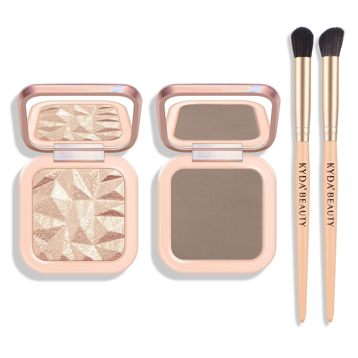 KYDA Face Sculpting Contour Palette, Smooth Matte Contour Pressed Powder, Ultra-fine Lightweight, Easy to Blend, Multius