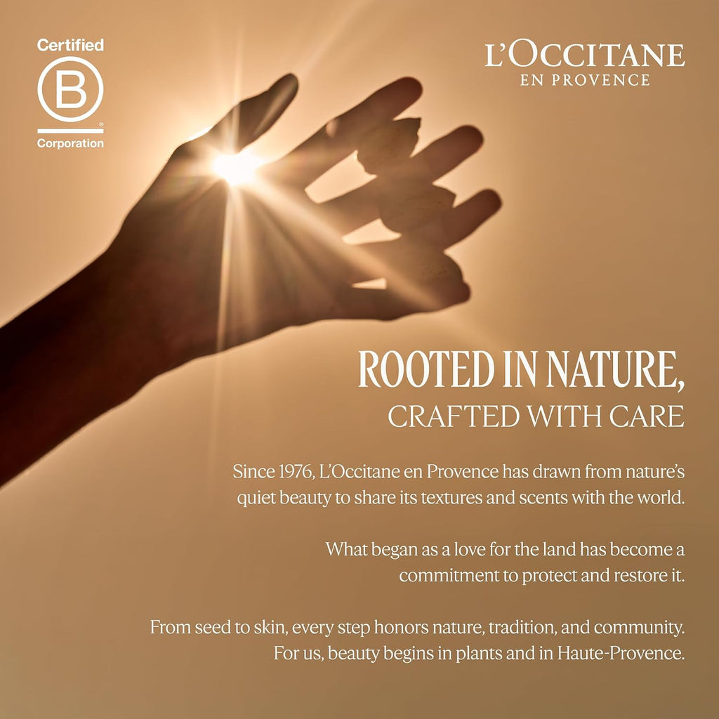 L'OCCITANE 20% Organic Shea Butter Hand Cream, Nourishes & Protects Dry Hands, Fast-Absorbing, Non-Greasy, Leaves Skin M