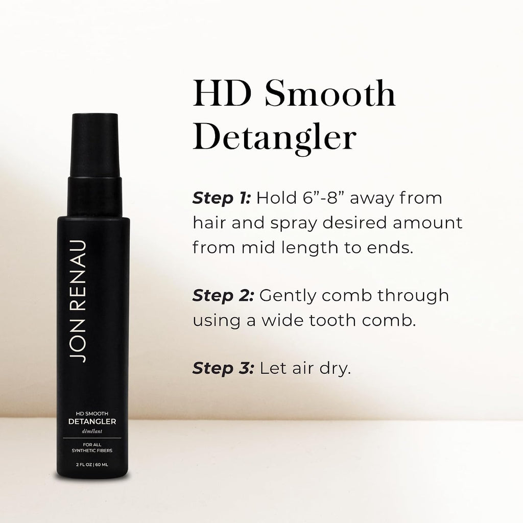 Jon Renau HD Smooth Detangler for Synthetic Wigs, 2 Ounce