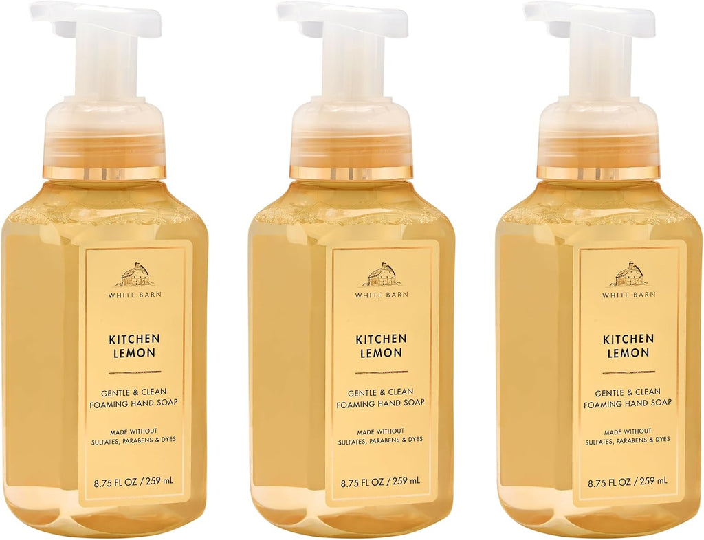 Bath & Body Works Foaming Hand Soap, Mahogany Teakwood, 3 Pack