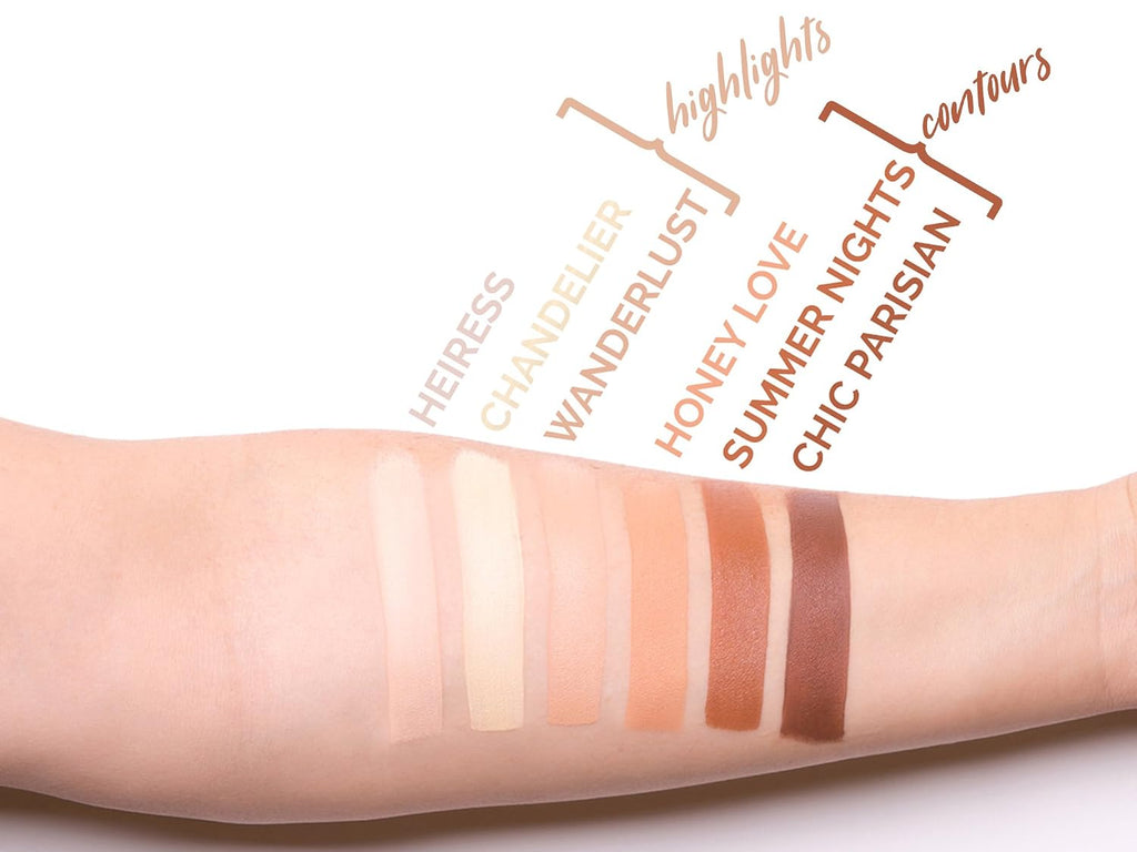 Aesthetica Cosmetics Cream Contour and Highlighting Makeup Kit Vegan