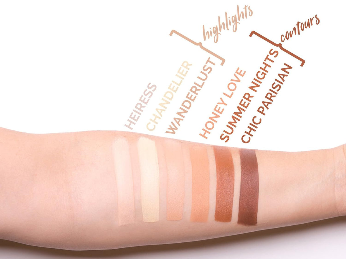 Aesthetica Cosmetics Cream Contour and Highlighting Makeup Kit Vegan