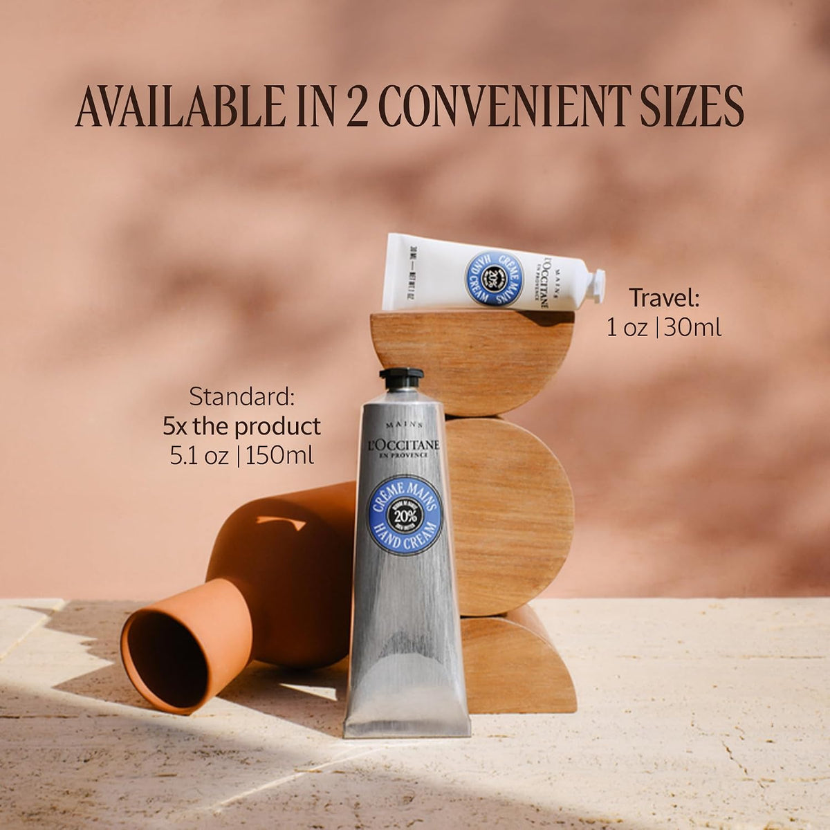 L'OCCITANE 20% Organic Shea Butter Hand Cream, Nourishes & Protects Dry Hands, Fast-Absorbing, Non-Greasy, Leaves Skin M