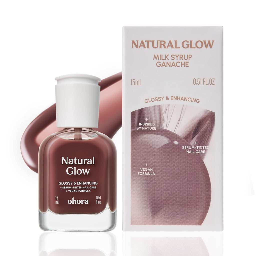 ohora Natural Glow Milk Syrup Nail Strengthener (Earl Grey)