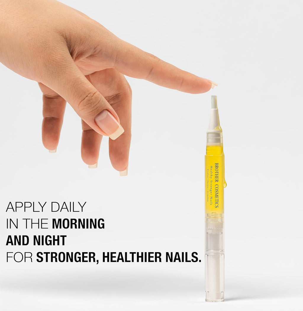 Brother Cosmetics Official Viral Oil - Nail Oil For Growth Support, Strength & Moisture - Moisturizing Cuticle Oil for D