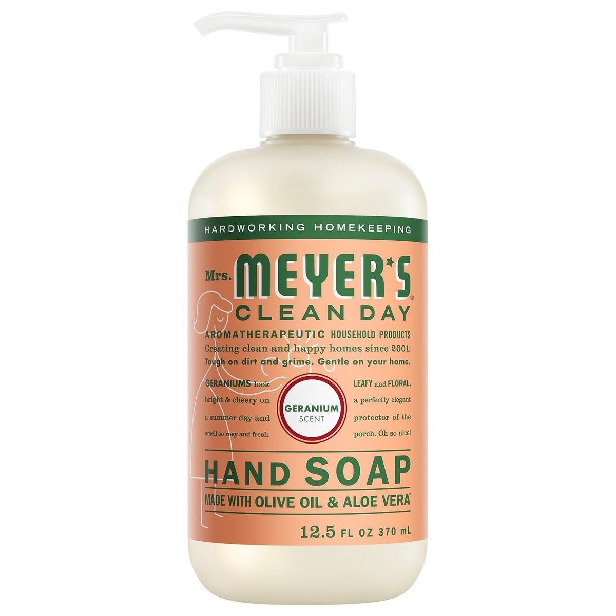 MRS. MEYER'S CLEAN DAY Liquid Hand Soap, Rain Water, 12.5 fl oz, 3 Pack