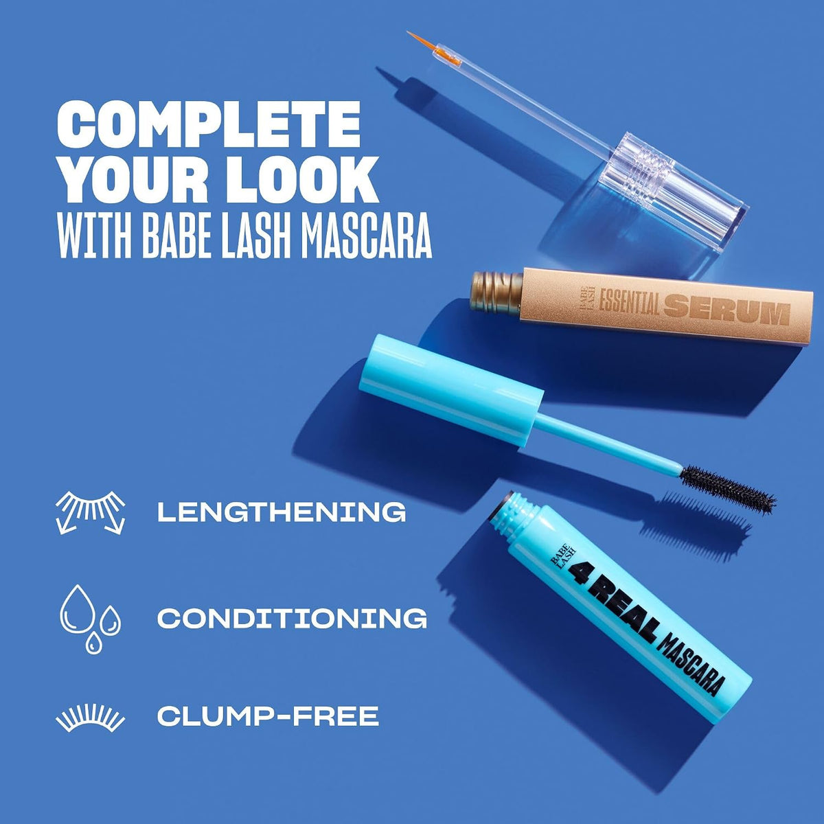 Babe Original Lash Serum - Fuller & Longer Looking Eyelashes, Advanced Lash Enhancing Treatment for Natural Lashes, Exte