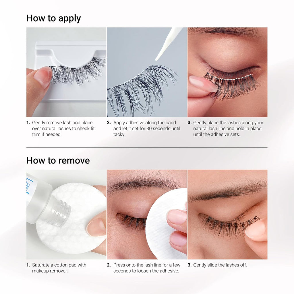Kiss So Wispy, False Eyelashes, '', 12mm, Includes 5 Pairs Of Lashes, Easy to Apply, Reusable Lash Clusters