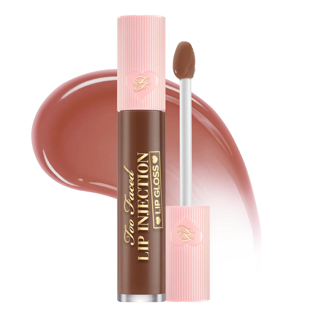 Too Faced Lip Injection Lip Plumper | Hydrating Lip Gloss for Fuller-Looking Lips | Original, Maximum Plump, Cooling Glo