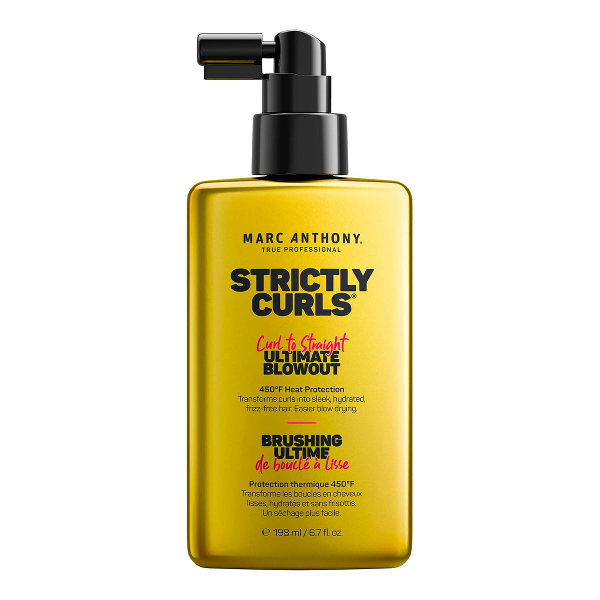 Marc Anthony Grow Long Ultimate Blowout, Anti-Frizz Heat Protection Spray