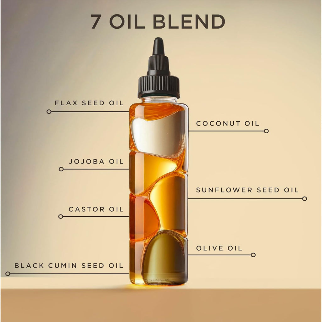 Carol's Daughter Goddess Strength 7 Oil Blend Scalp and Hair Oil for Waves, Coils and Curls, Hair Treatment with Castor 