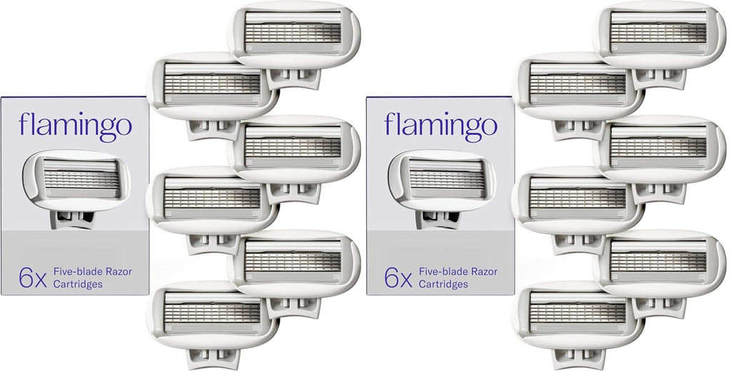 Flamingo Women's Original Razor Blade Refill Cartridges - 6 Count
