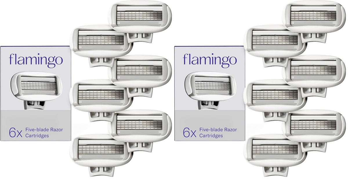 Flamingo Women's Original Razor Blade Refill Cartridges - 6 Count