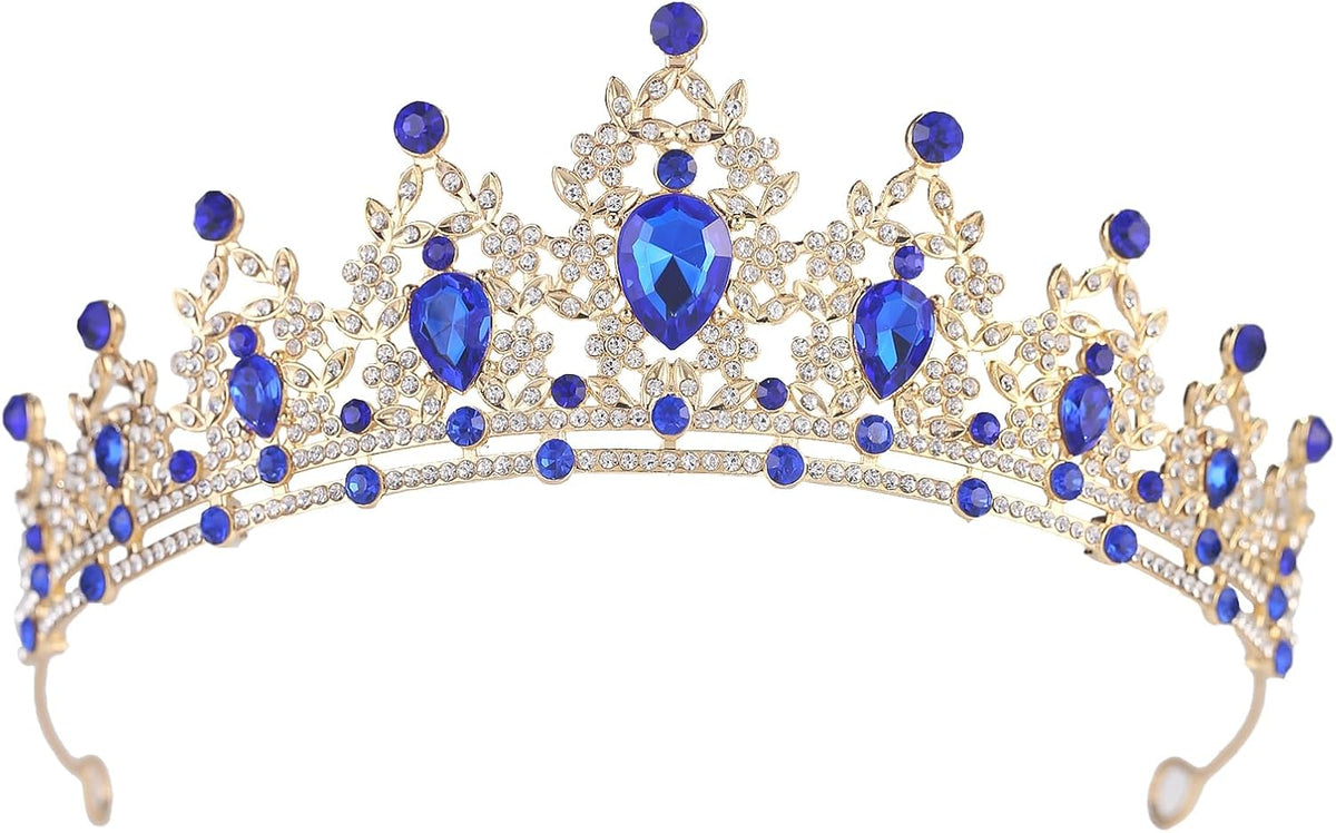 Crystal Crown and Tiara For Women - Rhinestone Headband For Princess Girls,Bridal Hair Accessories For Weddings Birthday