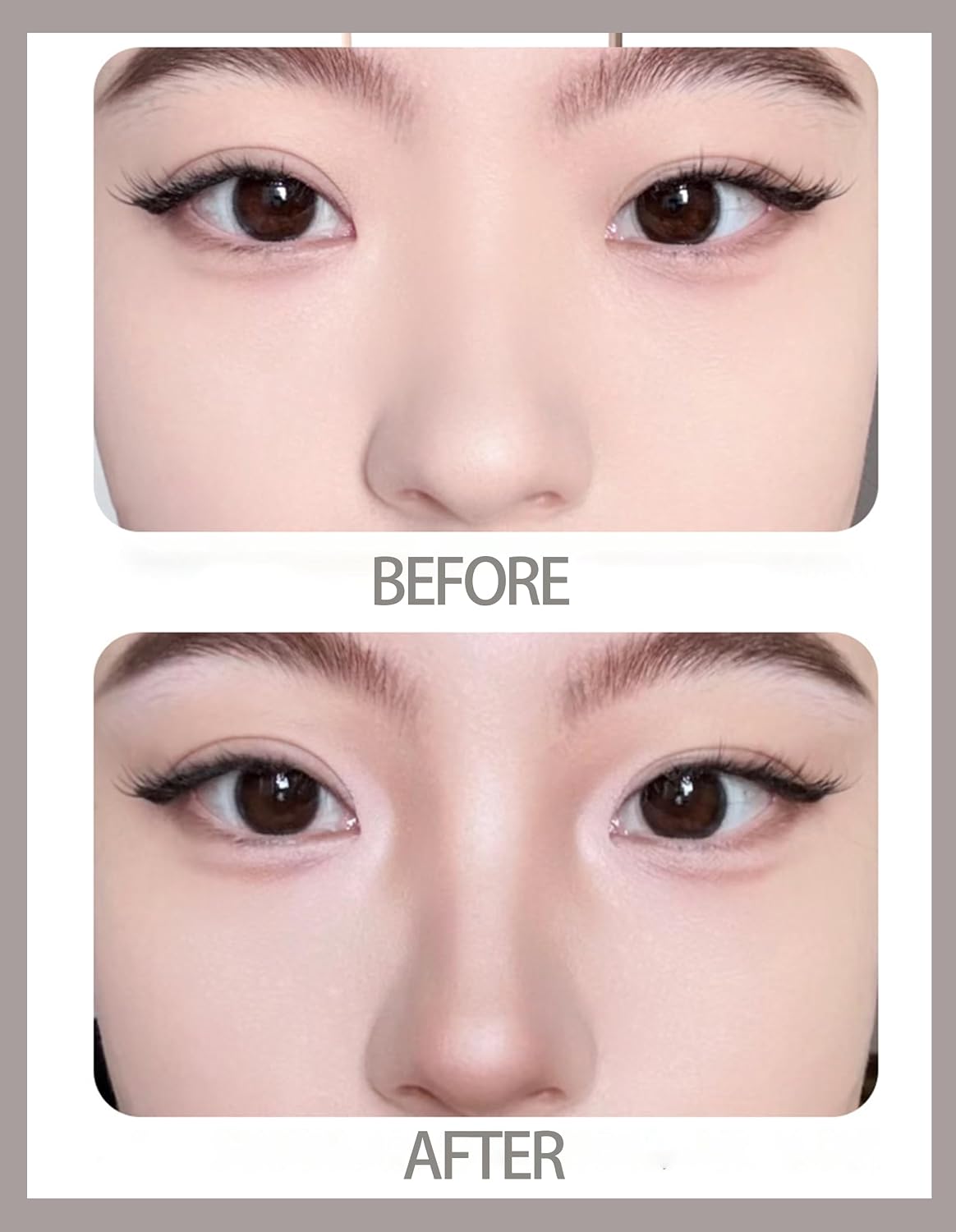 Cool Toned Contour Palette with Mirror, Taupe Grey Contour Powder