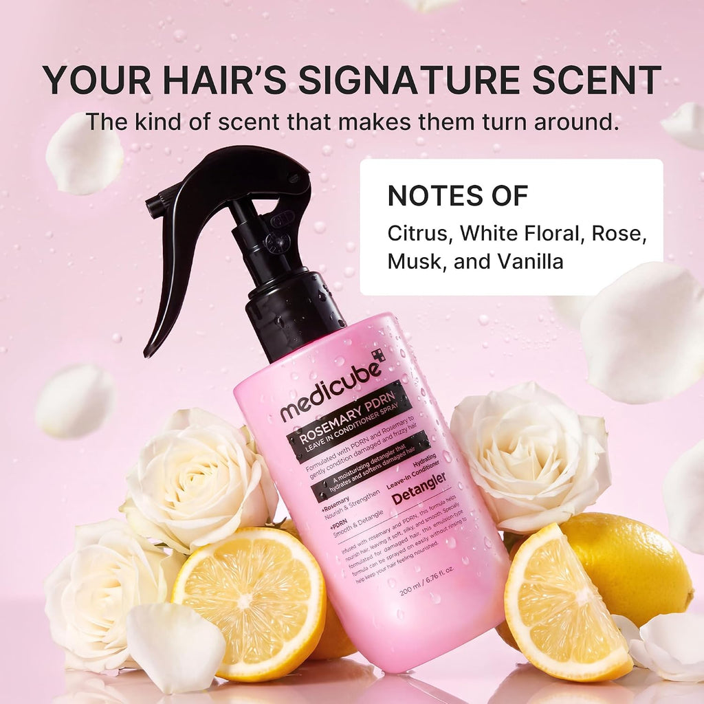 medicube Rosemary PDRN Leave in Conditioner Spray, Do-It-All Detangler