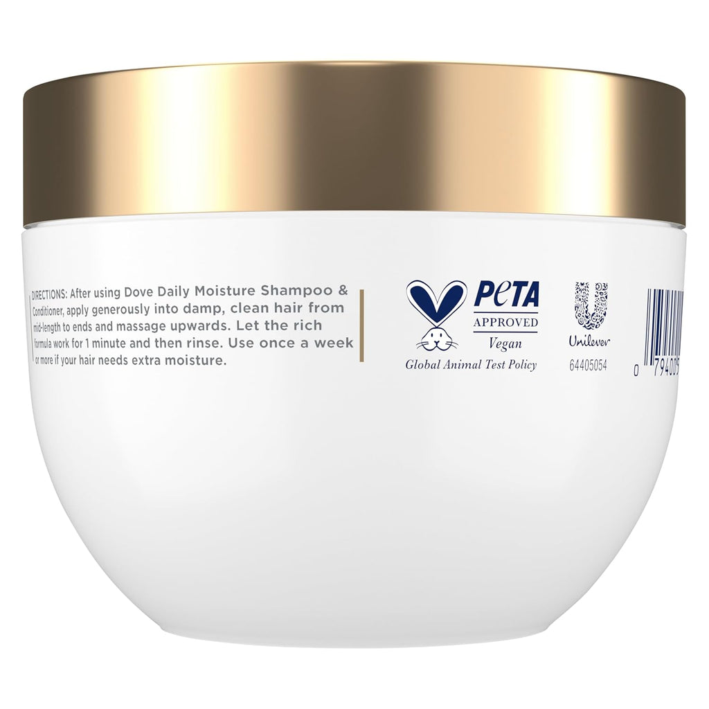 Dove Hyaluronic + Moisture Mask for Dry Hair with Hyaluronic Serum 9.2oz