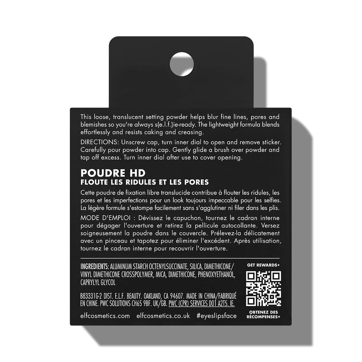 e.l.f. High Definition Powder, Loose Powder, Lightweight, Long-Lasting, Creates Soft Focus Effect, Masks Fine Lines & Im