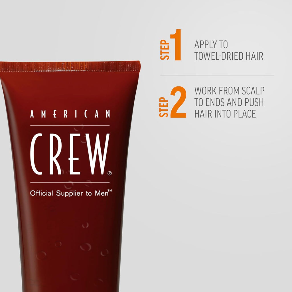 American Crew Men's Styling Gel, Firm Hold & High Shine, 8.4 fl oz