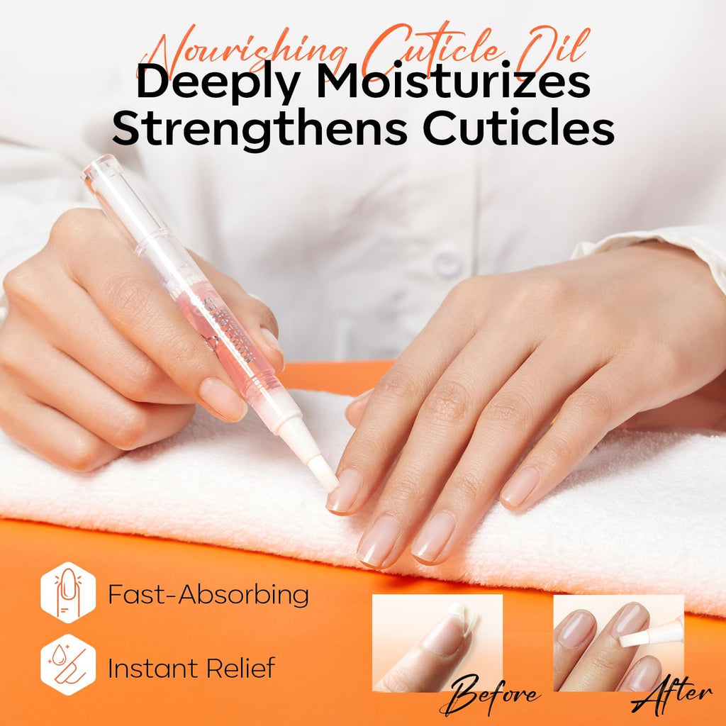 Modelones Cuticle Remover, Nail Kit Cuticle Trimmer Pusher Remover Liquid