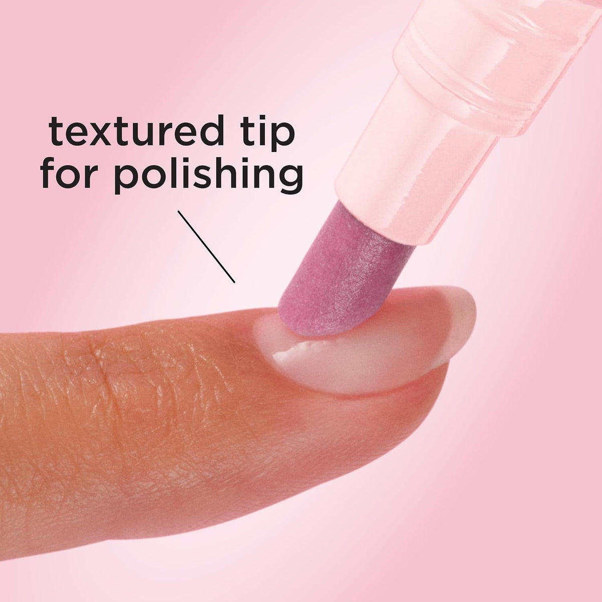 Sally Hansen Push & Buff 2-in-1 Cuticle Care Treatment Pen | Exfoliates, Polishes and Smooths Cuticles | Textured Tip fo