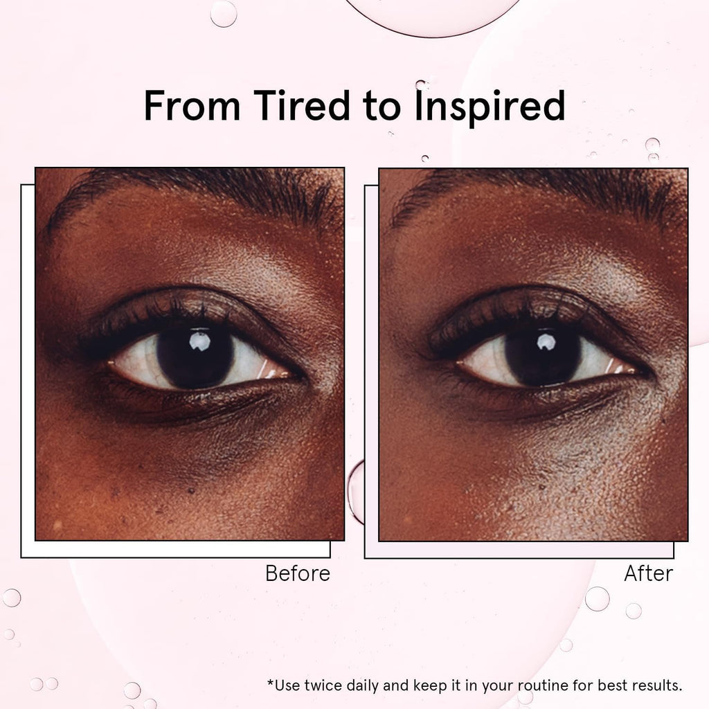 grace & stella Under Eye Serum Roller with Cooling Metal Ball (15ml)