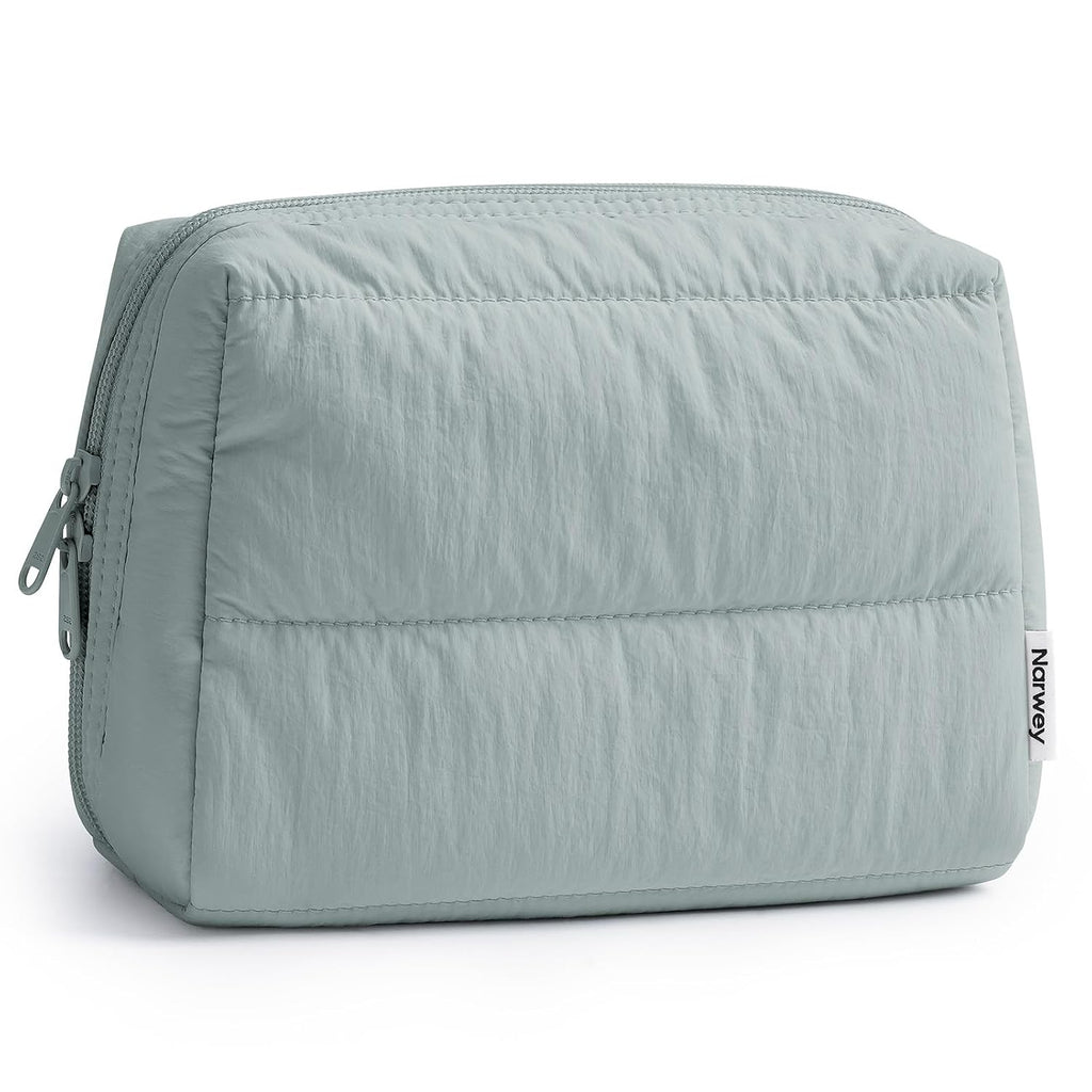 Narwey Makeup Bag Travel Toiletry Bag, Cosmetic Bag for Women Girls