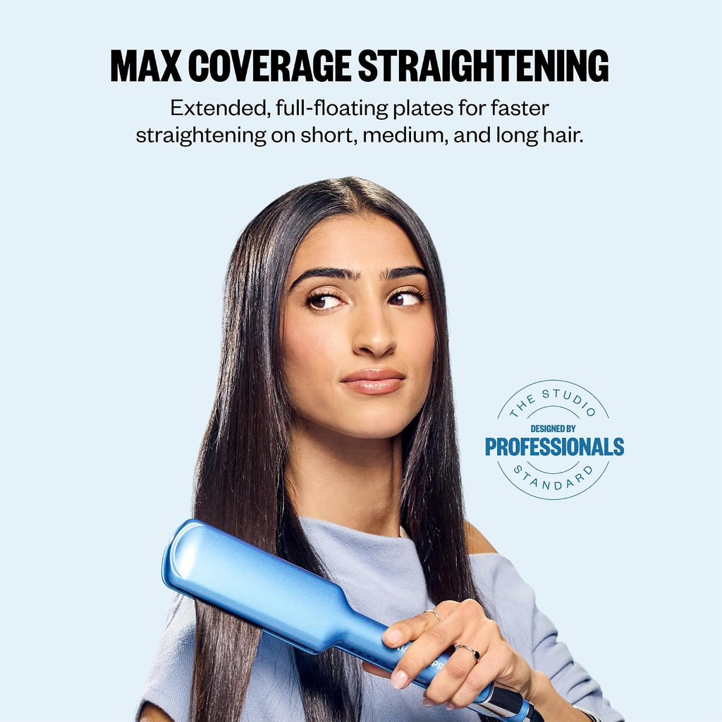 BabylissPRO Nano Titanium Ultra-Sleek Hair Straightener, Flat Iron for All Hair Types