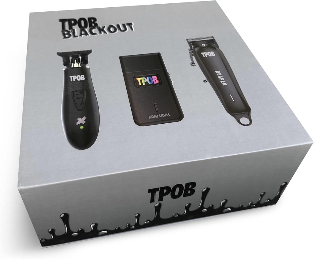 TPOB Slime 2 Professional Hair Clippers for Men - Barber Clippers and Trimmers Set with Foil Shaver, 6800 RPM Cordless H