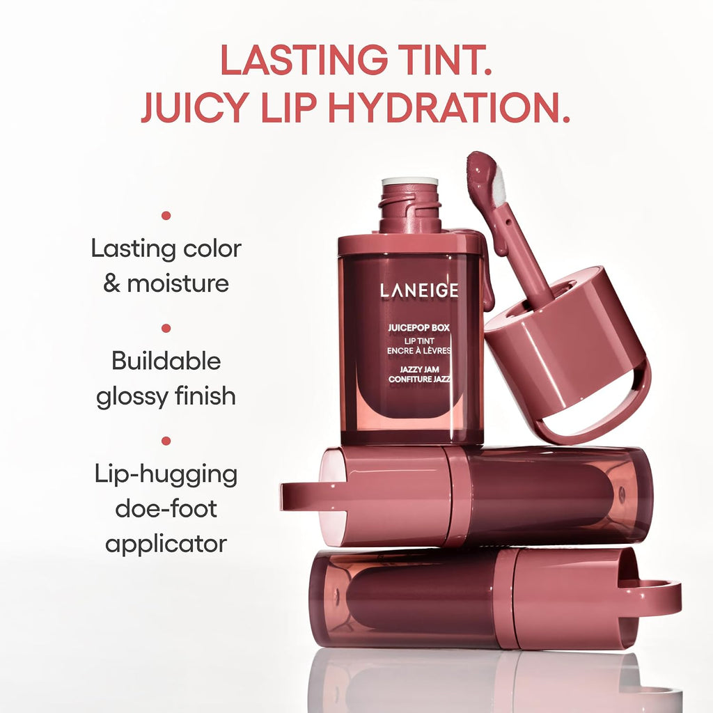 LANEIGE JuicePop Box Korean Lip Tint | Hydrating Lightweight Tint
