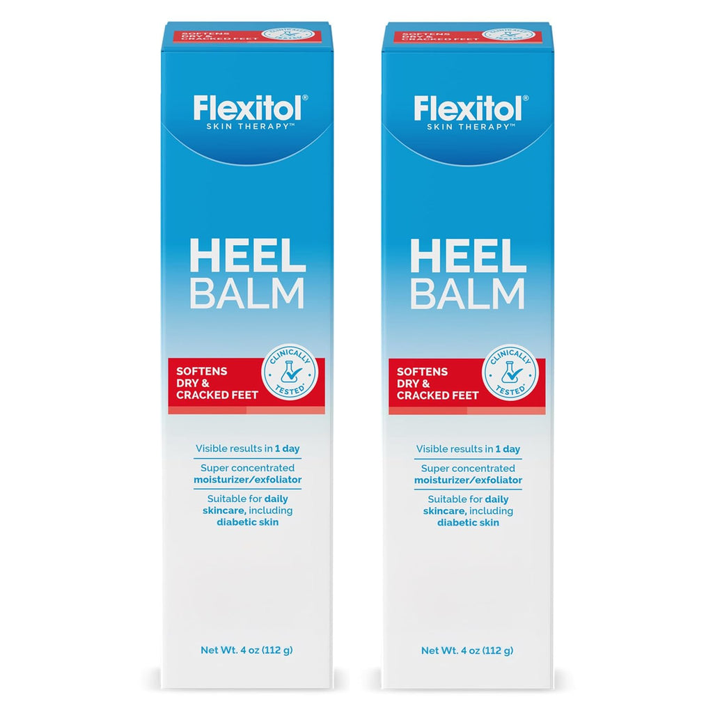 Flexitol Heel Balm 25% Urea Foot Cream for Cracked Heels & Rough Feet, 4 oz