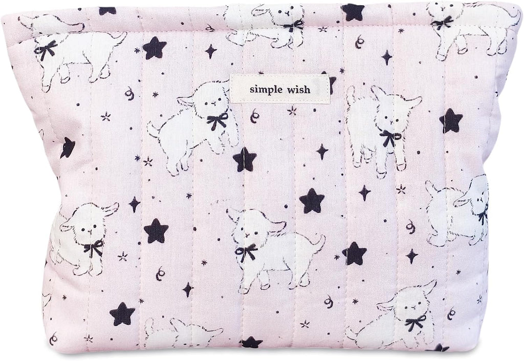 Leopard Makeup Bag Organizer Cosmetic Bags for Women and Girls,Travel Toiletry Bag Large Capacity Canvas Makeup Zipper P