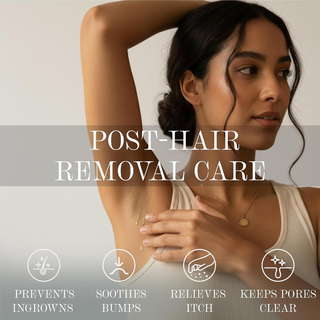 BASE LABORATORIES Ingrown Hair Treatment Oil, After Shave Serum Razor Bumps