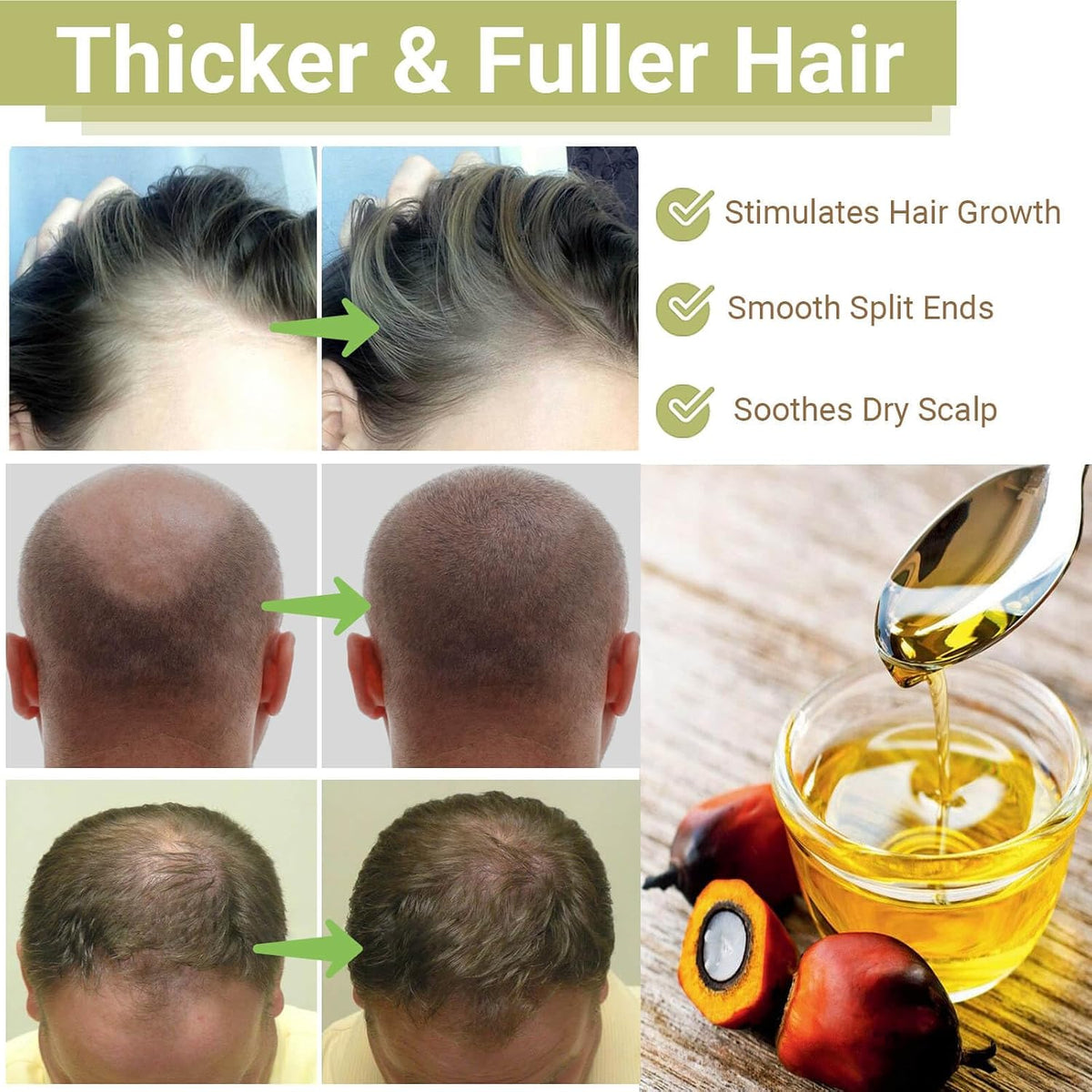 RAW Batana Oil for Hair Growth, Dr Sebi Organic Unrefined Batana Oil from Honduran, 100% Pure & Natural Hair Growth for 