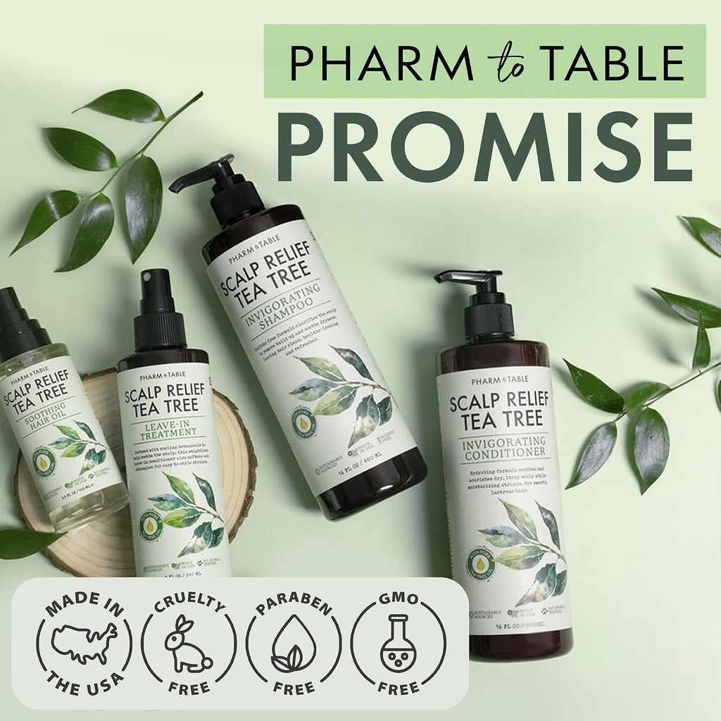 Tea Tree Oil Leave in Conditioner Spray - Dry Itchy Scalp Treatment