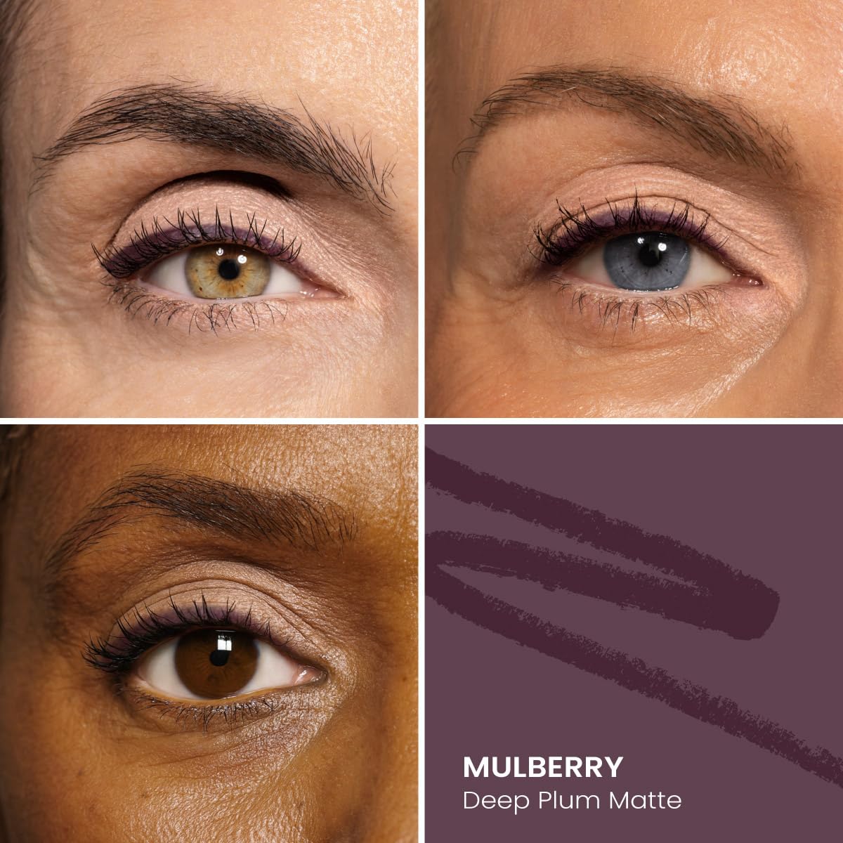 PRIME PROMETICS PrimeEyes Glide Eyeliner for Mature Women (Mulberry)